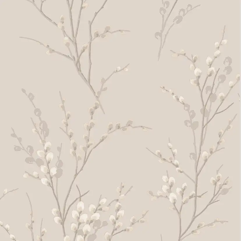 Tapet Laura Ashley Pussy Willow Dove Gra