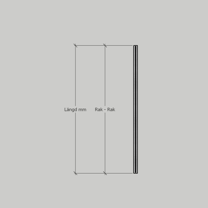 Glasräcke Novoroom Stolpfritt