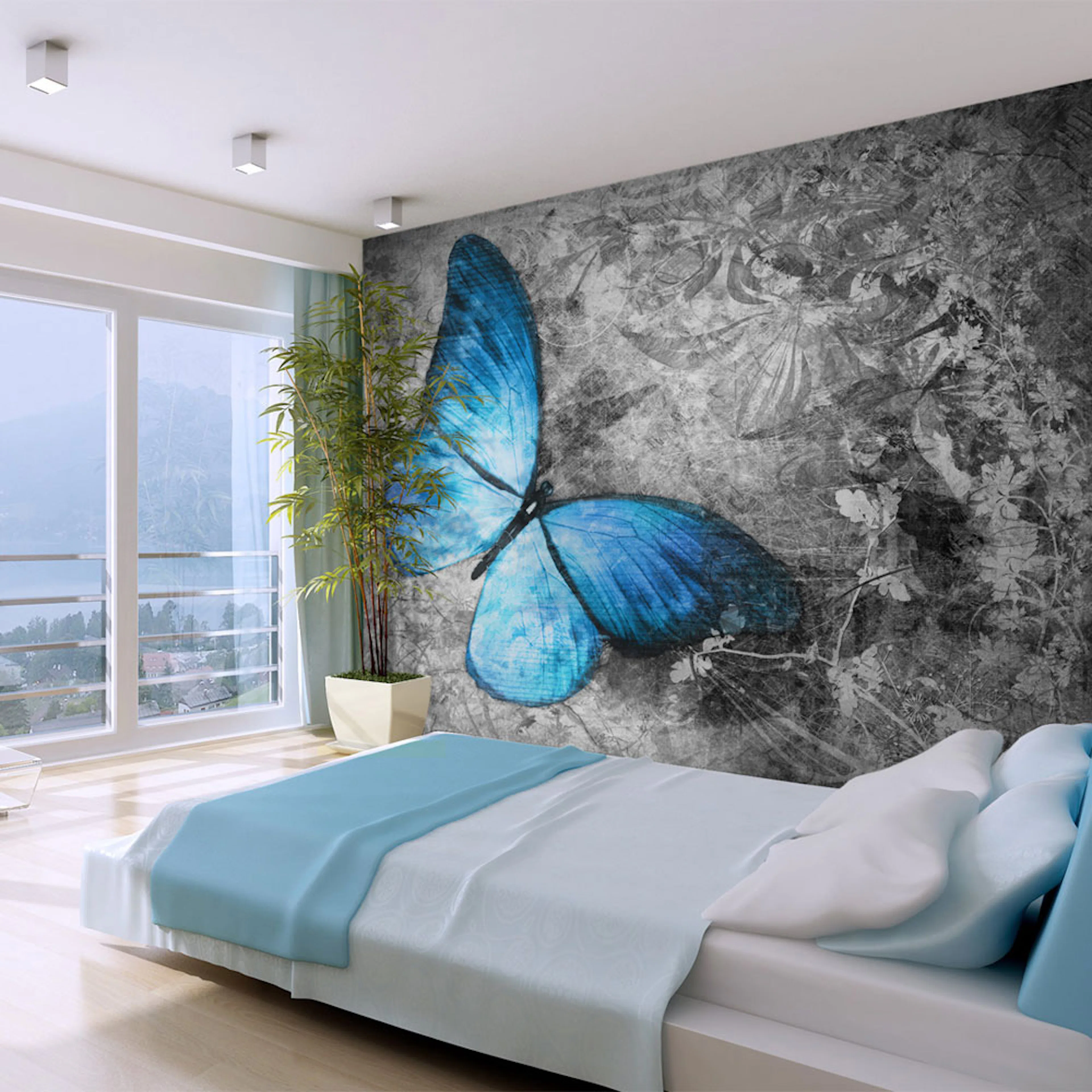 Fototapet Arkiio Blue Butterfly