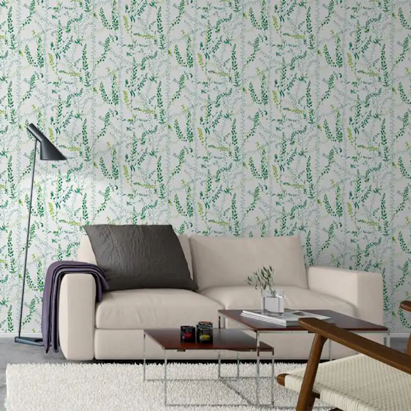 Tapet Boråstapeter Scandinavian Designers II Bladranker 1787