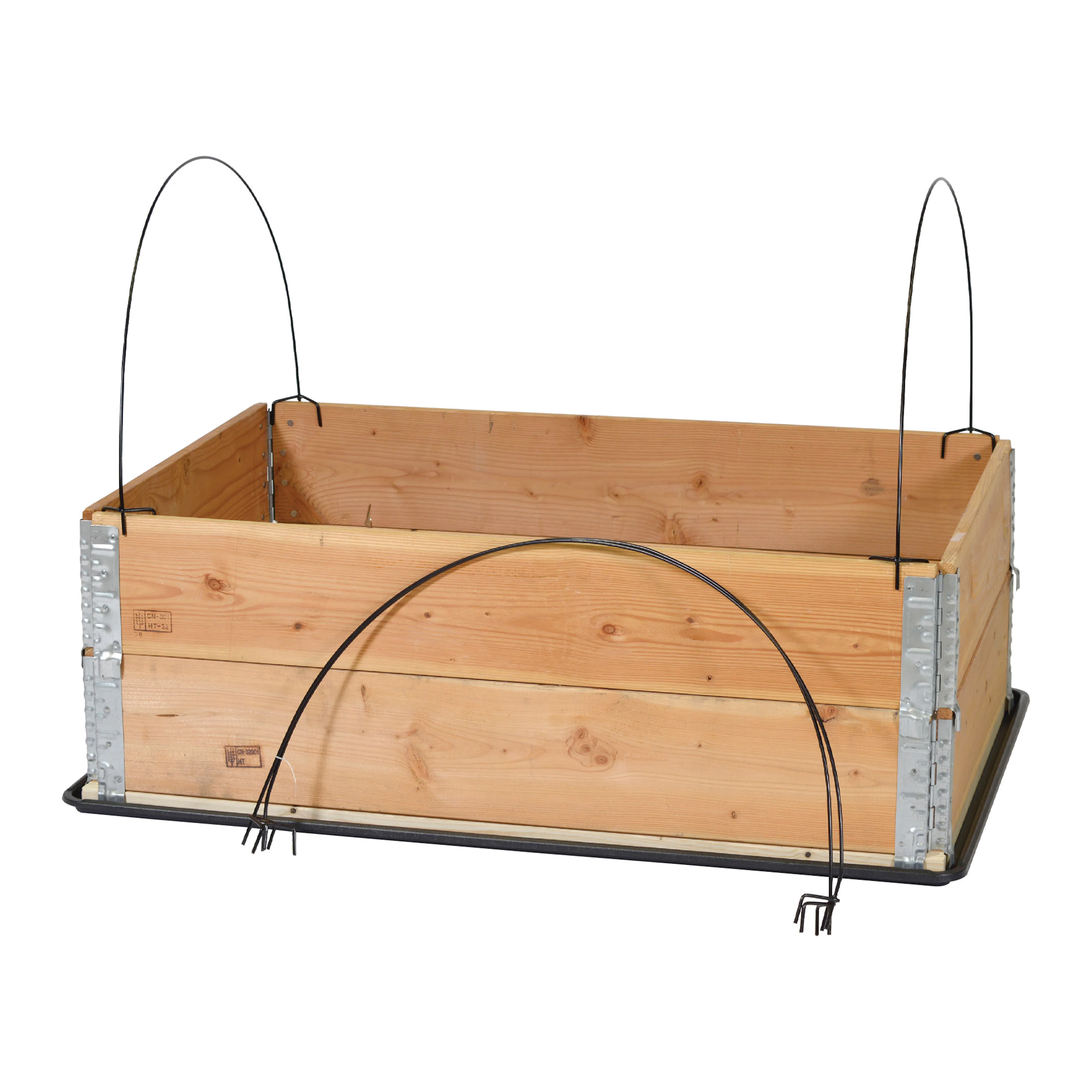 Pallkragebågar Nelson Garden Metallbågar Svarta till Förkultivering & Plantering