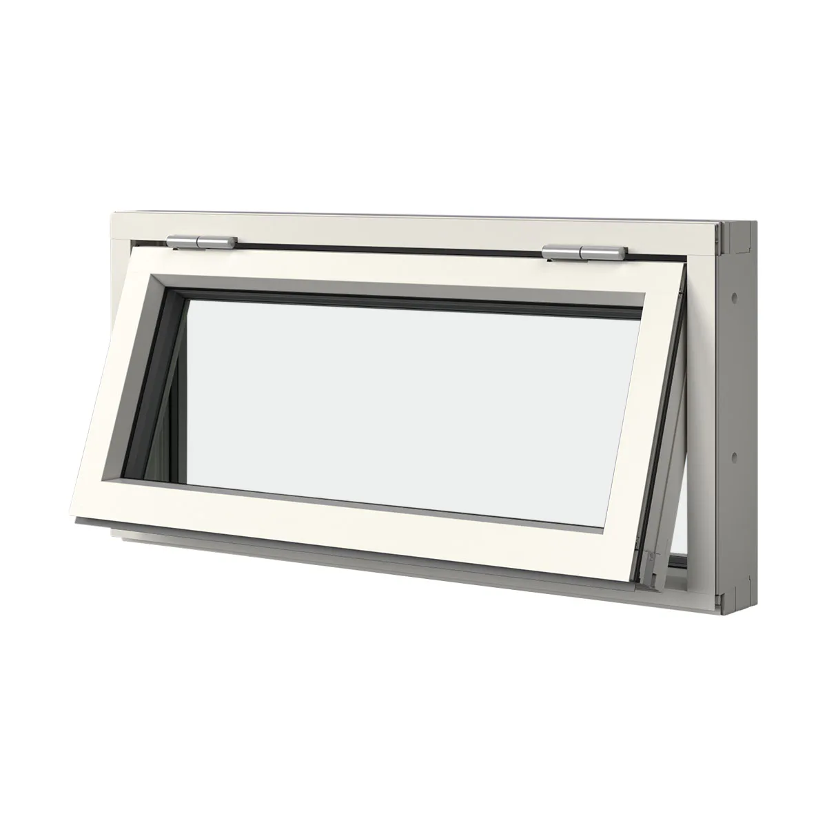 Överkantshängt Fönster Elitfönster 3-Glas Original Aluminium