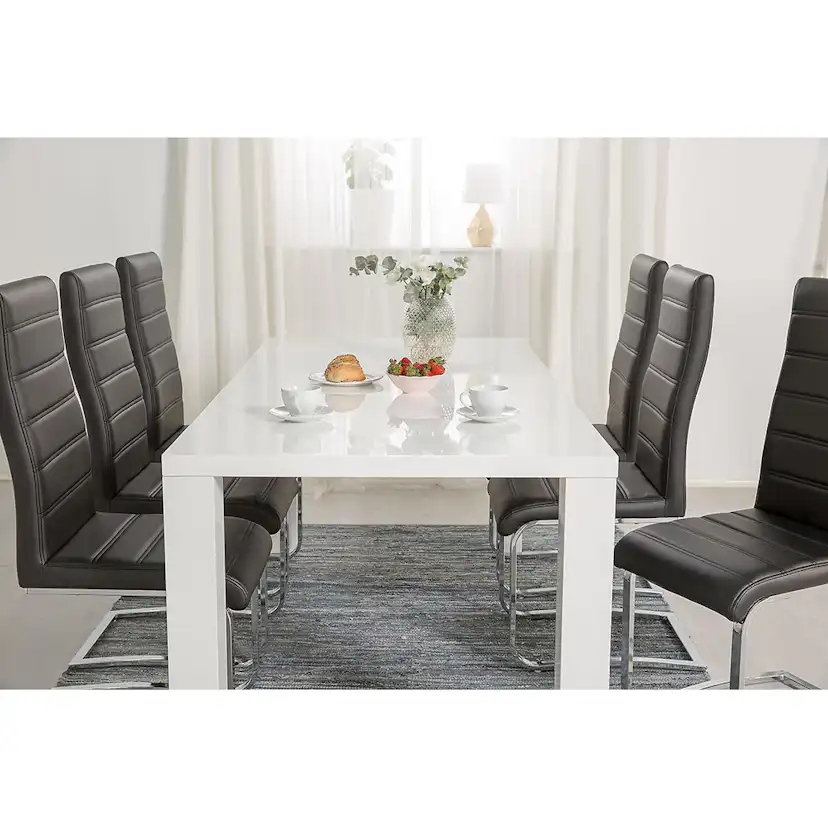 Matgrupp In Living Cibus med 6 Stol In Livingar