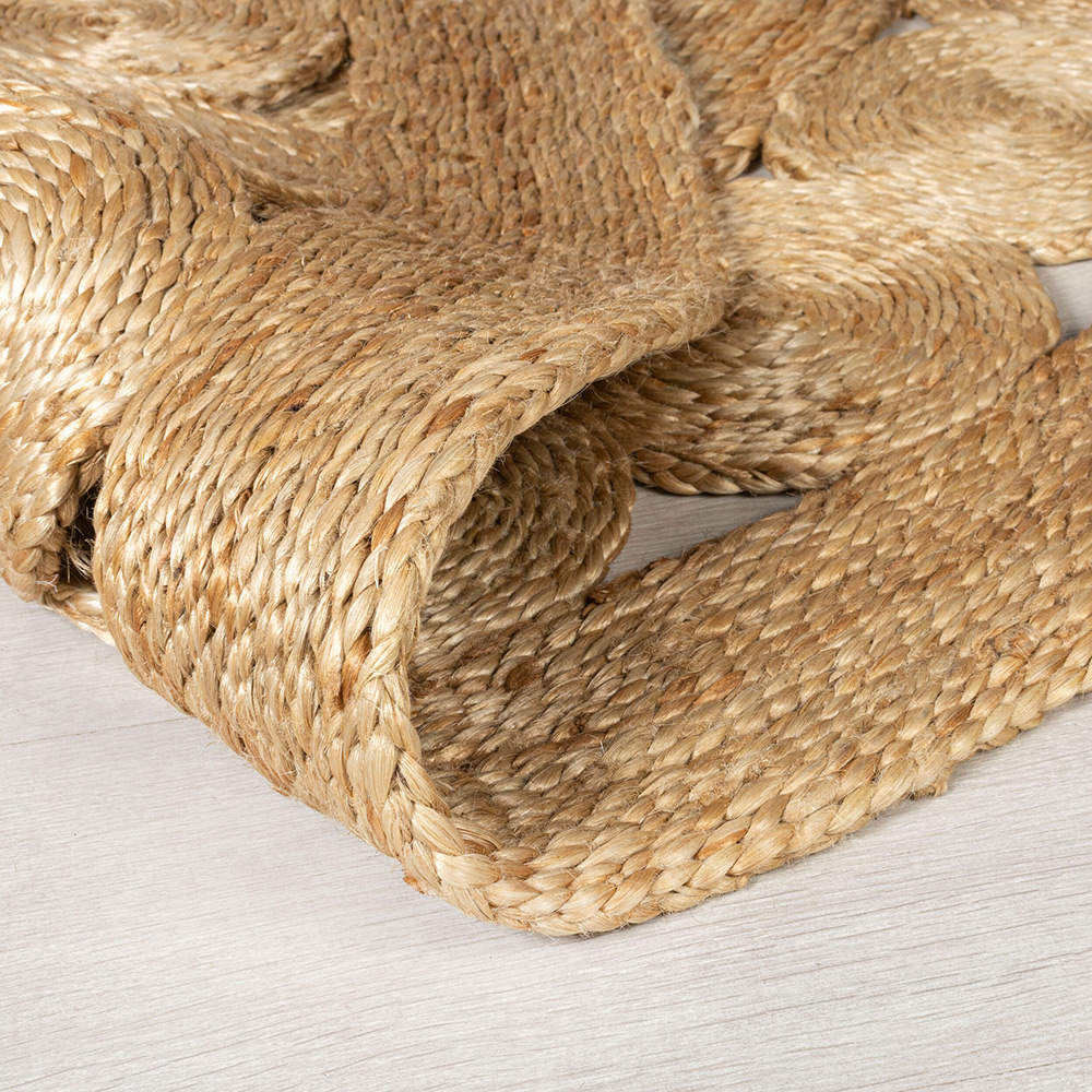 Handvävd Matta Flair Rugs Arya Jute Circle 150x150 cm