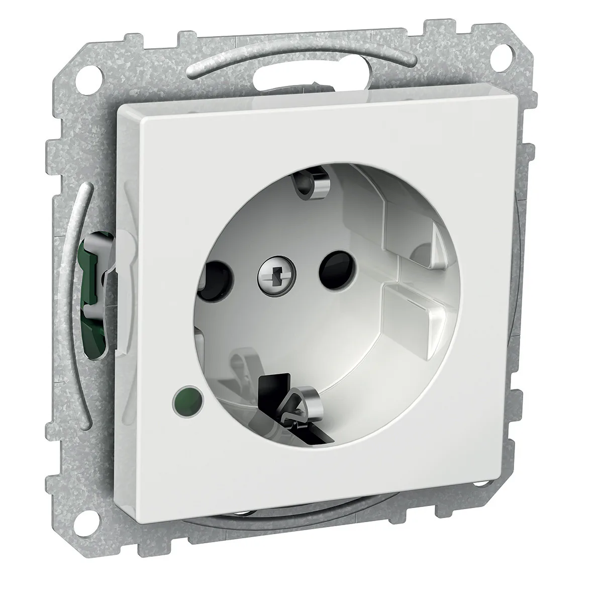 Vägguttag Schneider Electric Exxact med LED-indikering