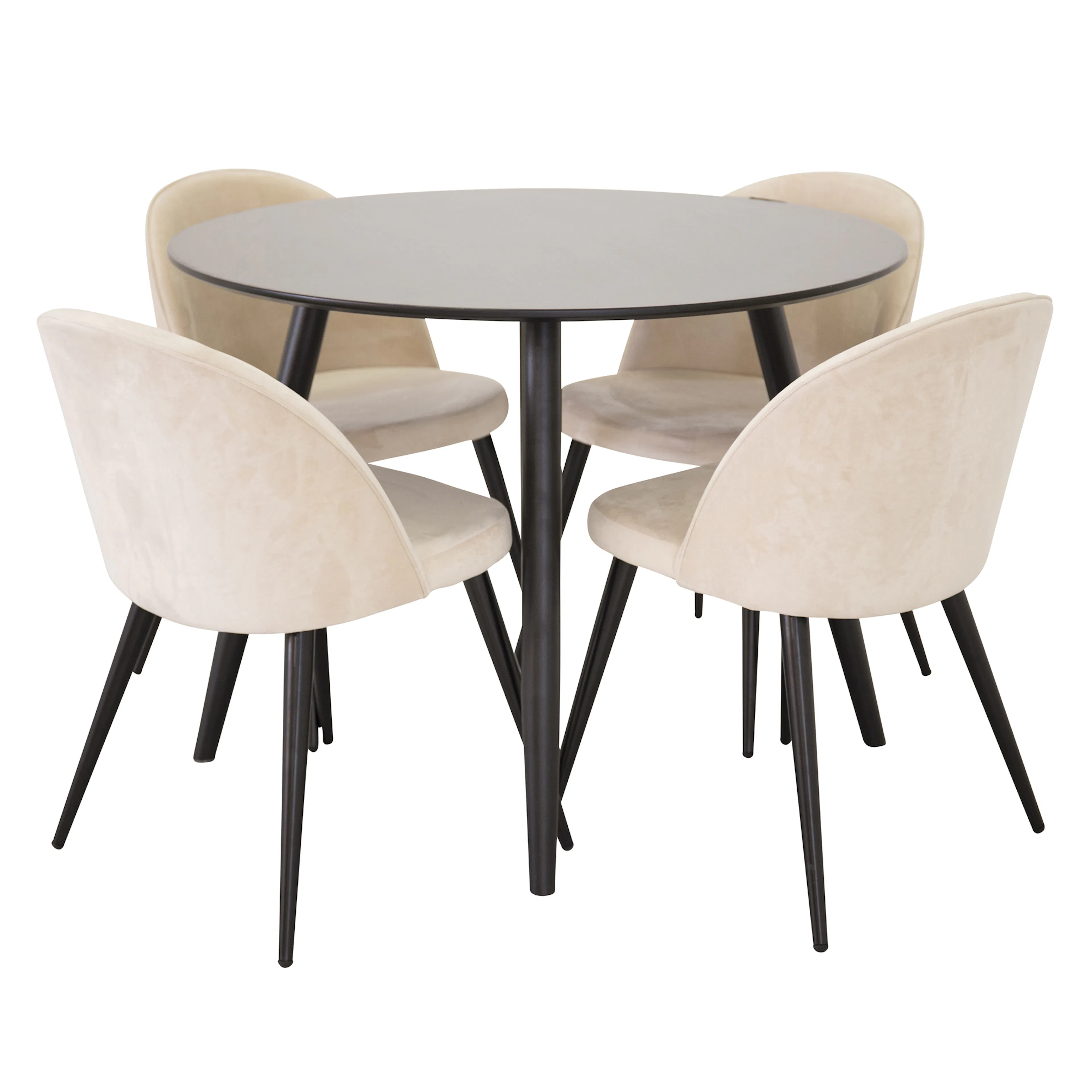 Beige/Svart