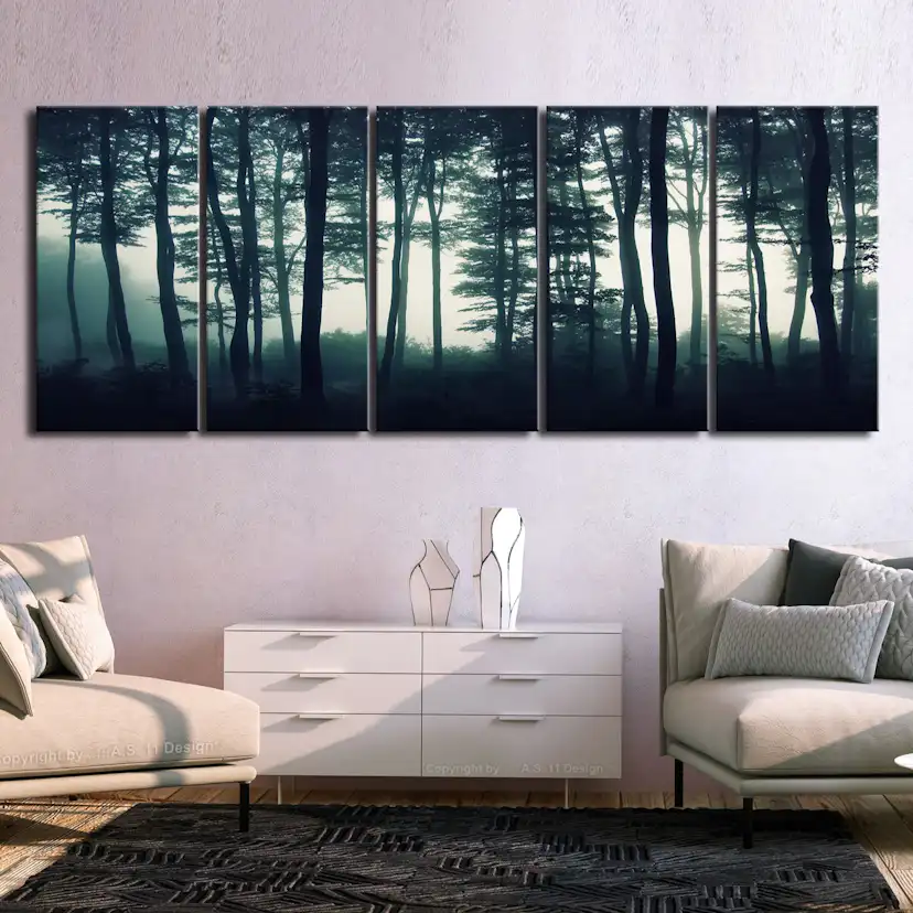 Tavla Arkiio Dark Forest 5 delar