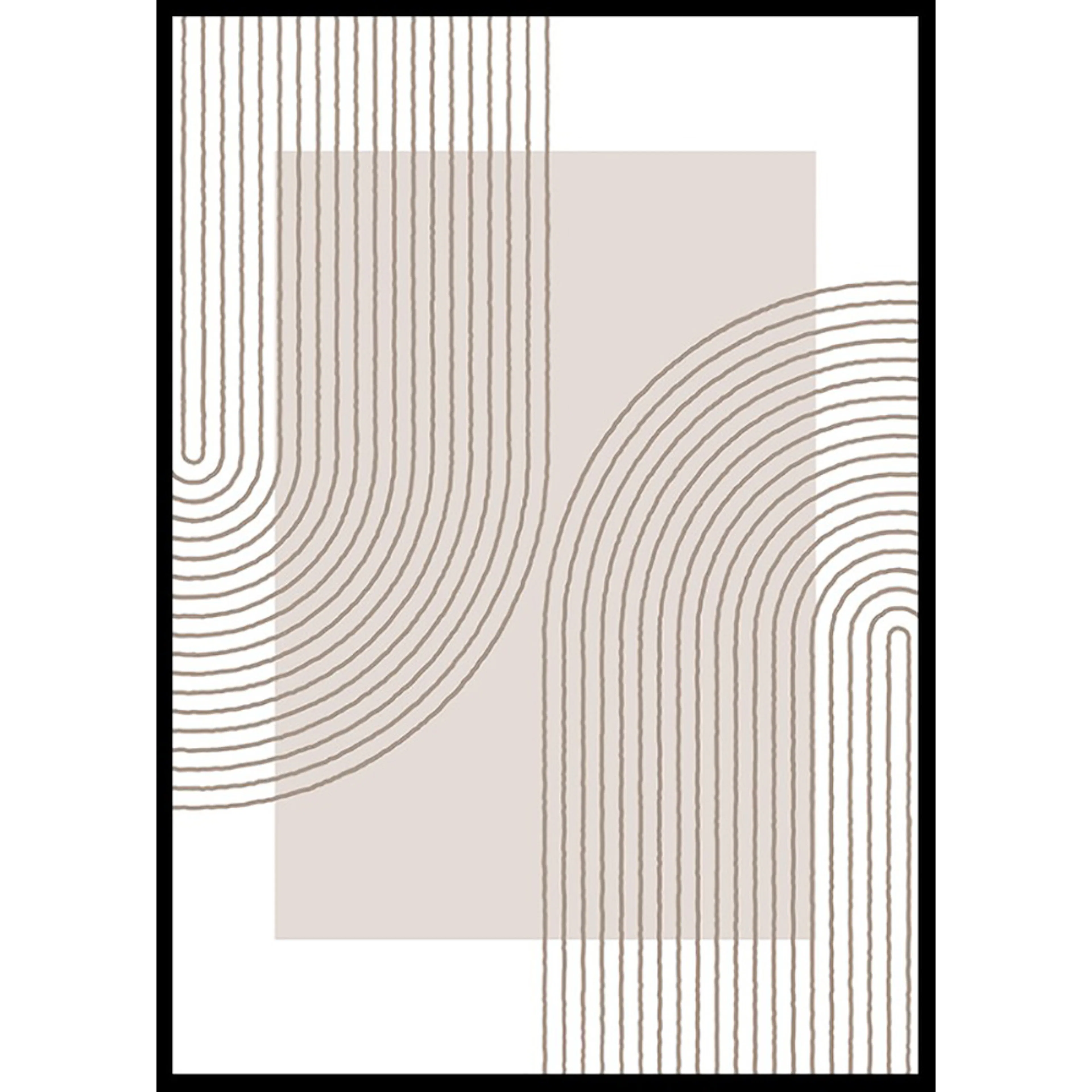 Poster Gallerix Abstract Lined No2