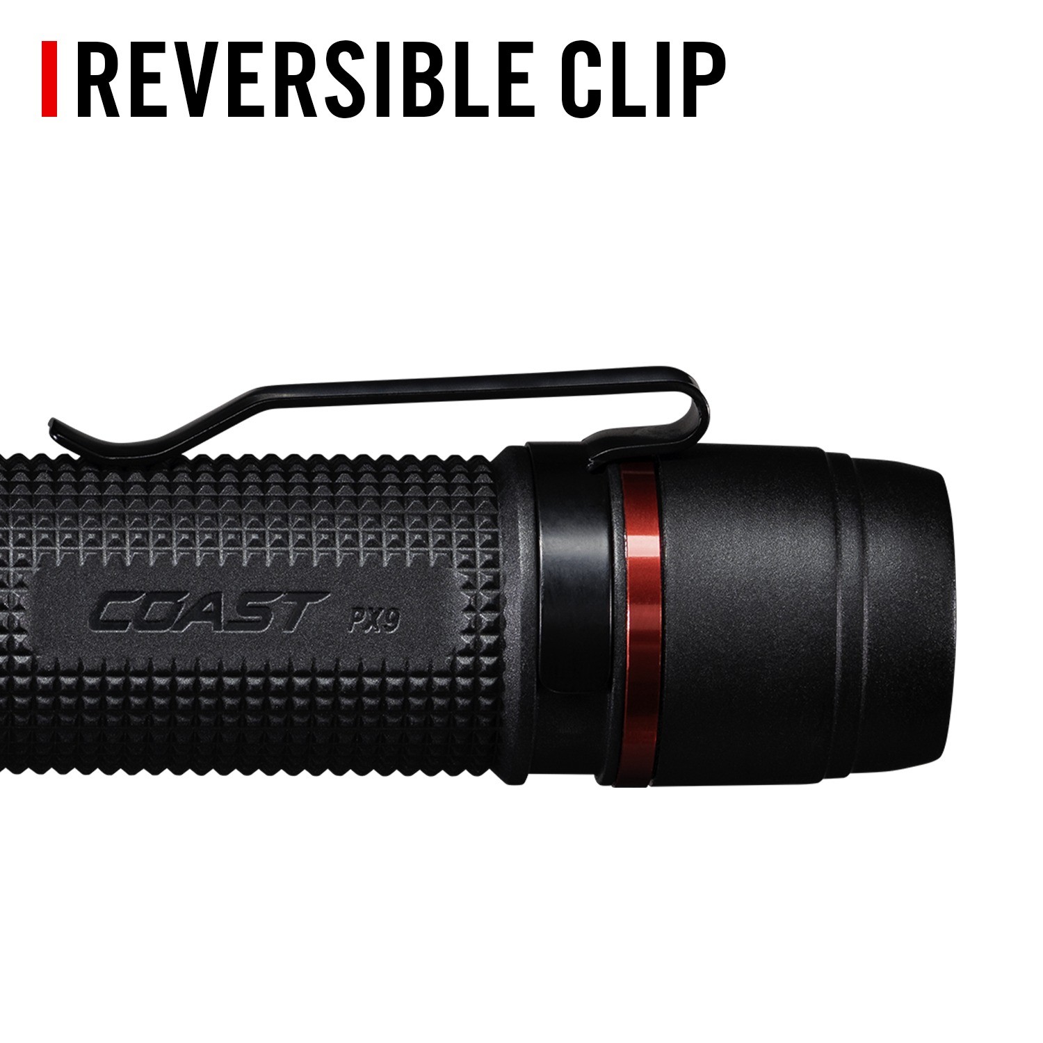 Ficklampa Coast Uppladdningsbar Px9R 1000 Lumen