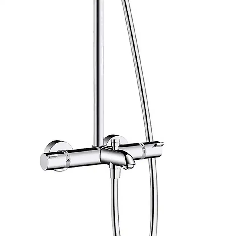 Takduschset Hansgrohe Croma Select S 280 Air 1jet Showerpipe med Badkarsblandare