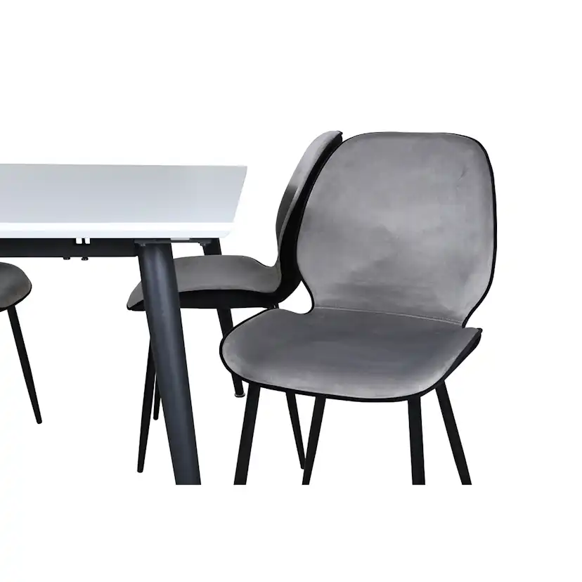 Matgrupp Venture Home Jolie med 4 Elisa Stolar