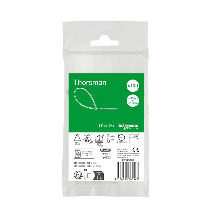 Buntband Schneider Electric Thorsman 100-pack