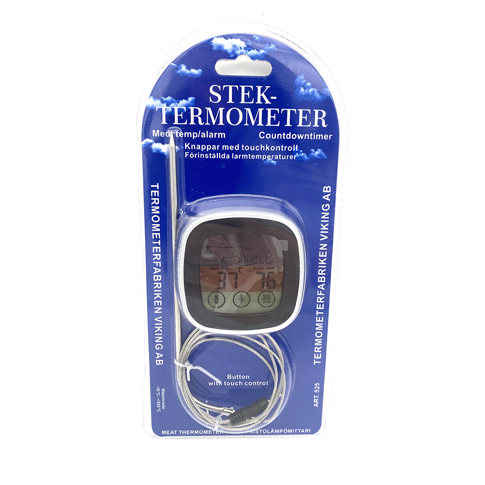 Digital stektermometer Termometerfabriken Viking Touchscreen 525