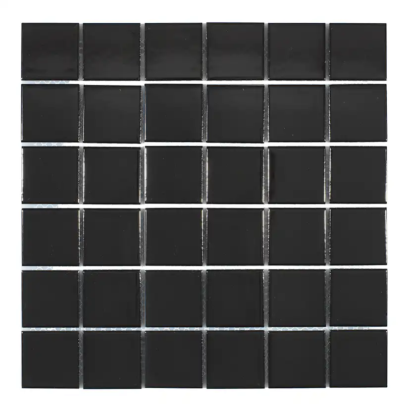 Klinkermosaik Arredo Titan Svart Blank 5x5 cm