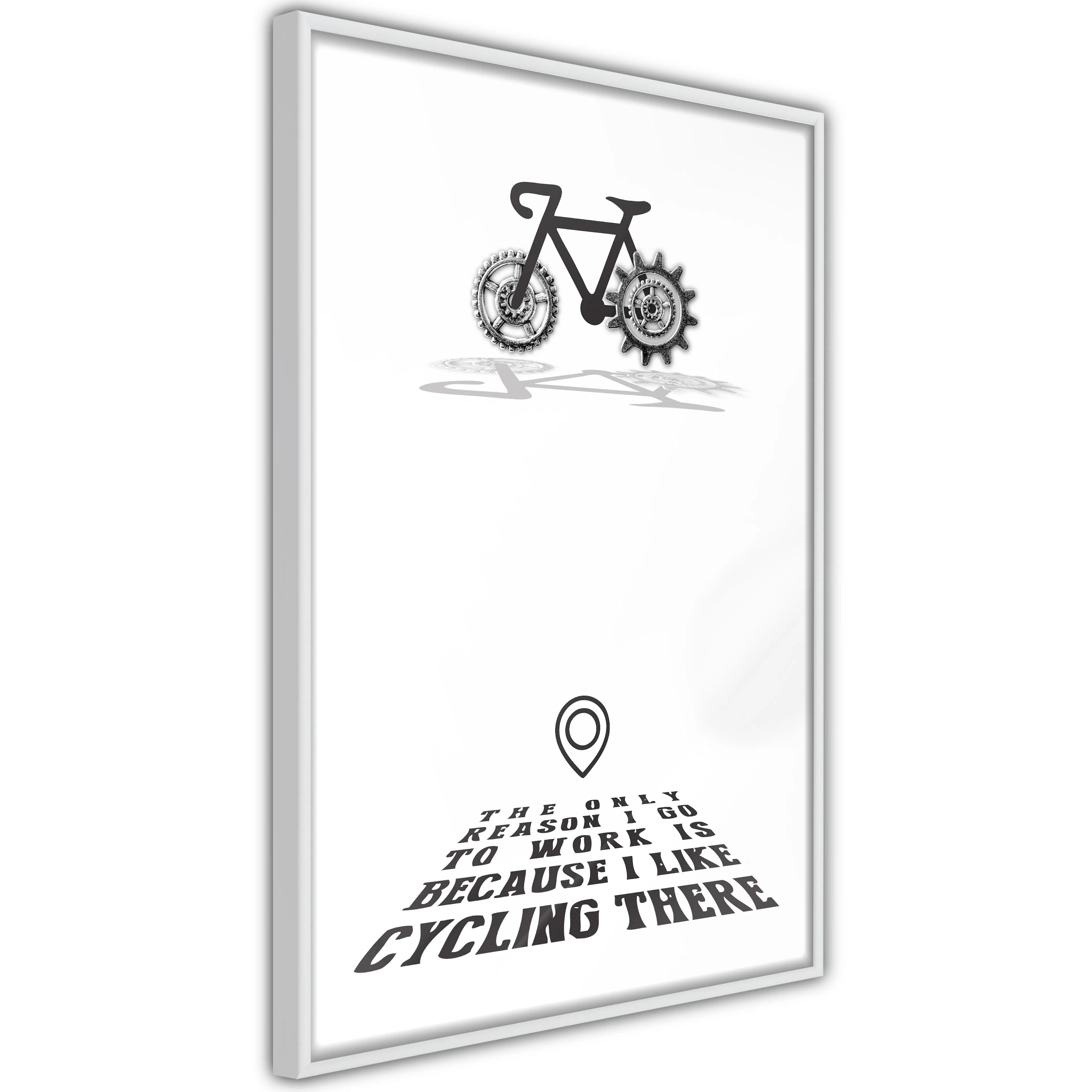 Poster Artgeist Affisch I like Cycling