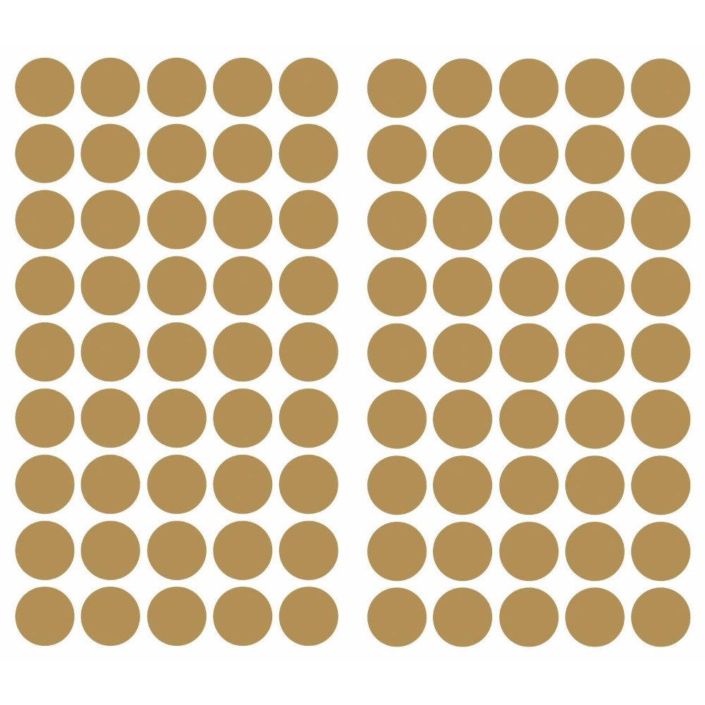 Väggdekor RoomMates Gold Confetti Dots