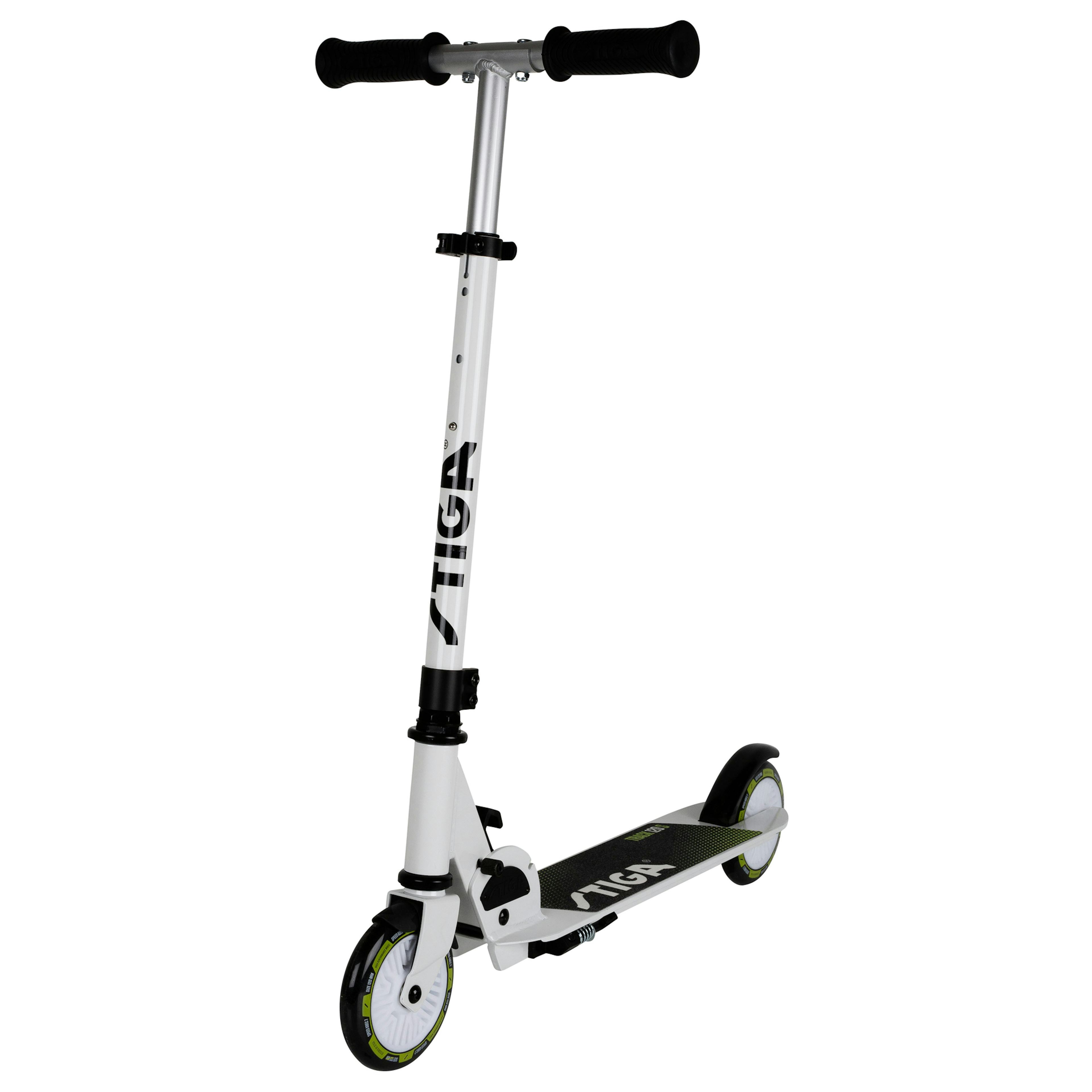 Sparkcykel STIGA Sports Kick Scooter Track 120-S White/Lime