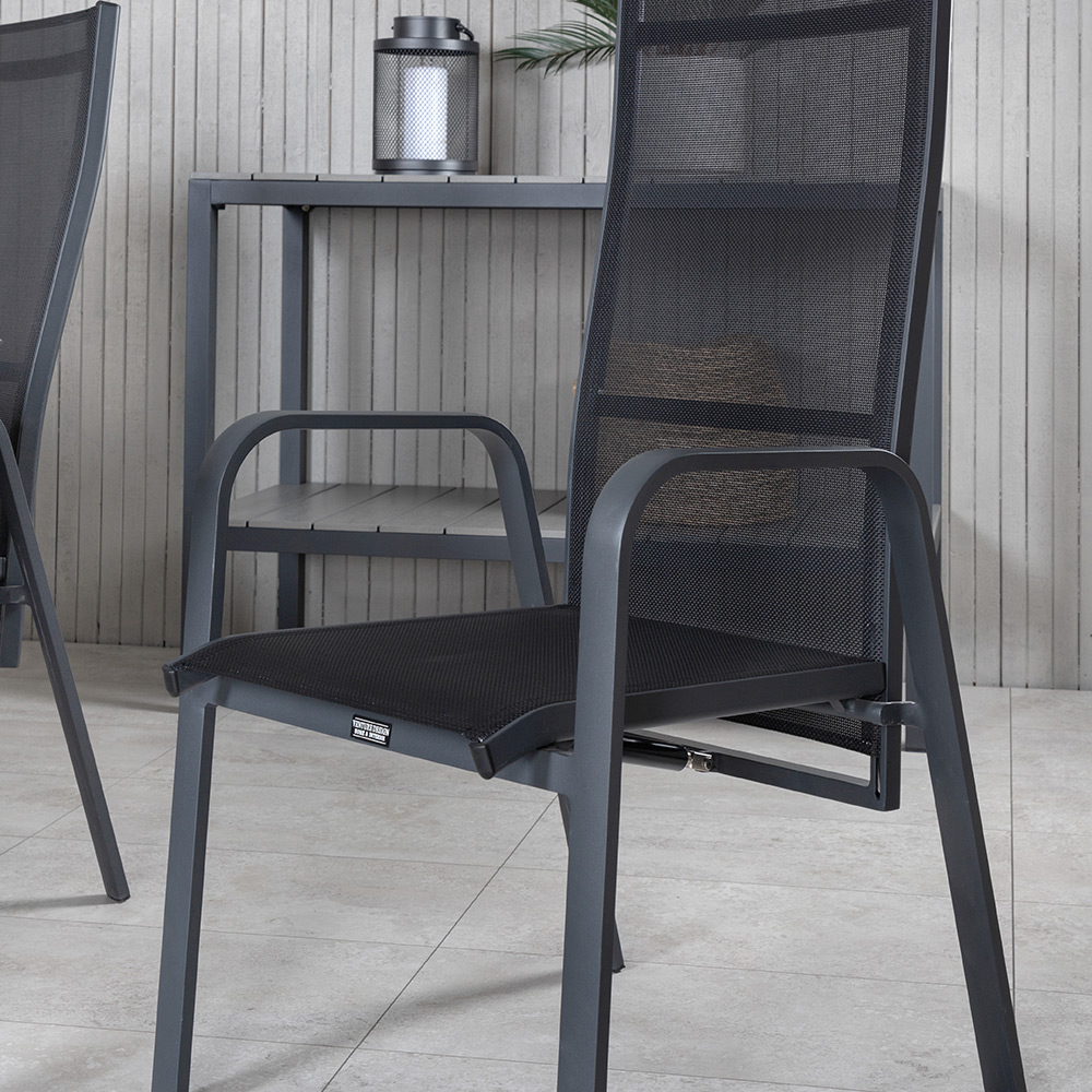 Matgrupp Venture Home Vyn med 6 Curz Matstolar
