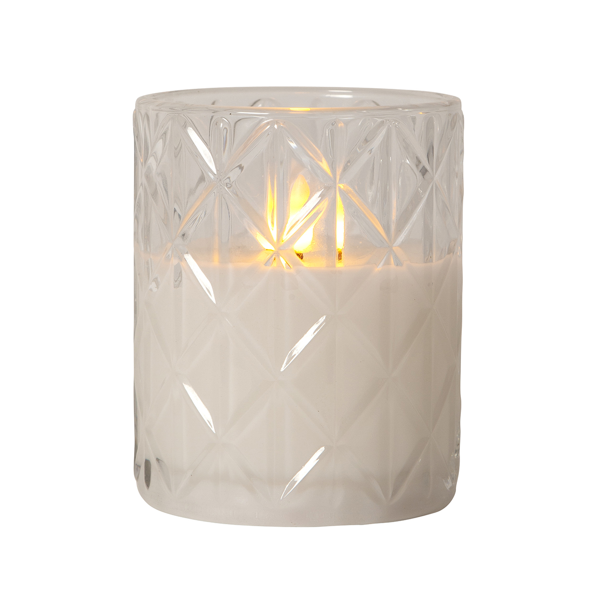 LED-Ljus Star Trading Flamme Romb 12,5 cm