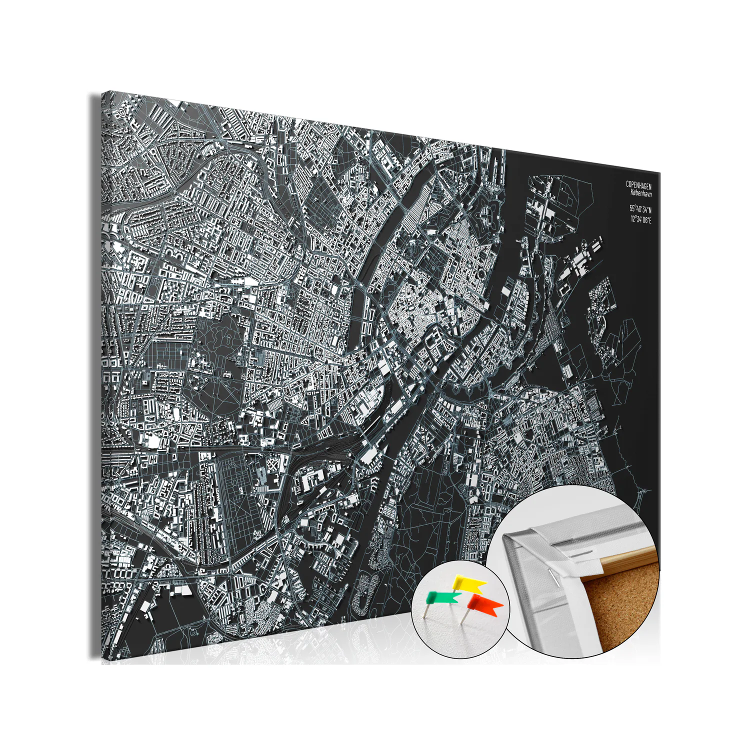 Anslagstavla Arkiio Close up of Copenhagen