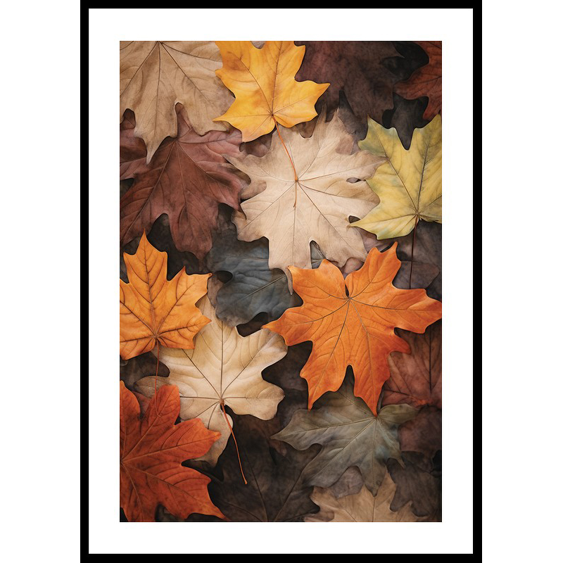 Poster Gallerix Multicolored Autumn Leaves