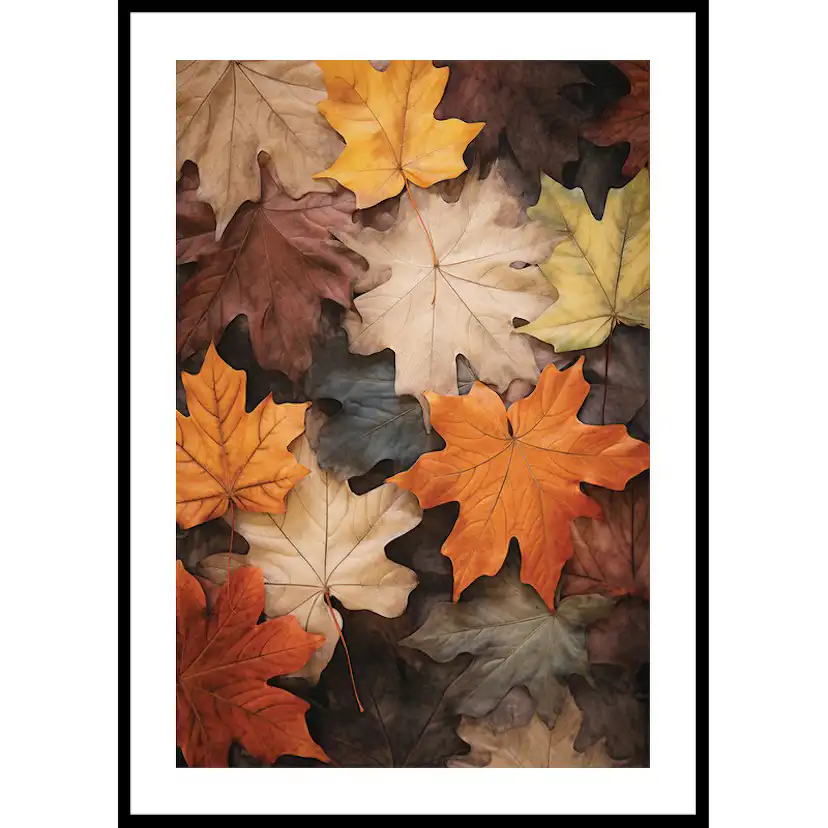 Poster Gallerix Multicolored Autumn Leaves
