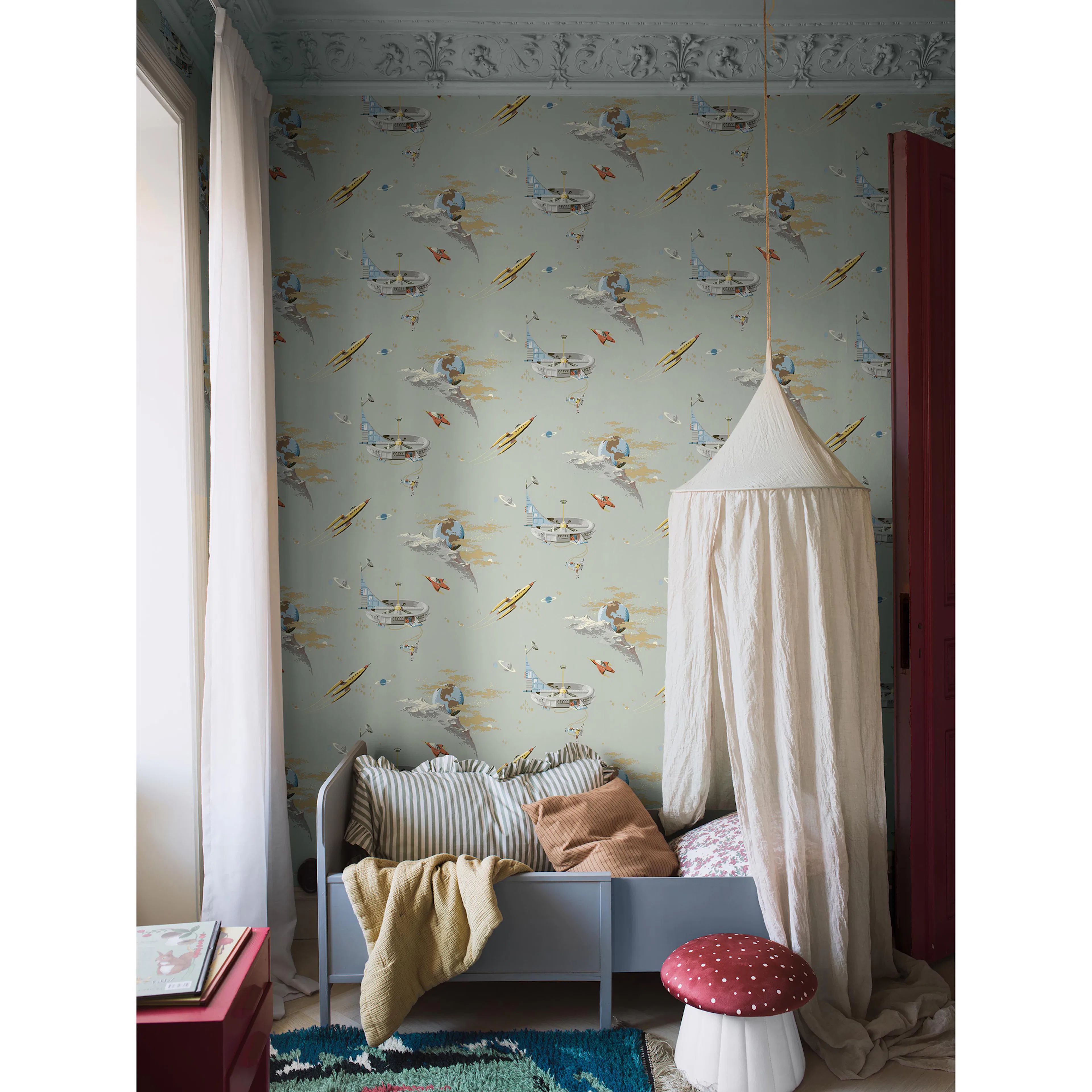 Tapet Boråstapeter Fairyland Space Adventure 8154