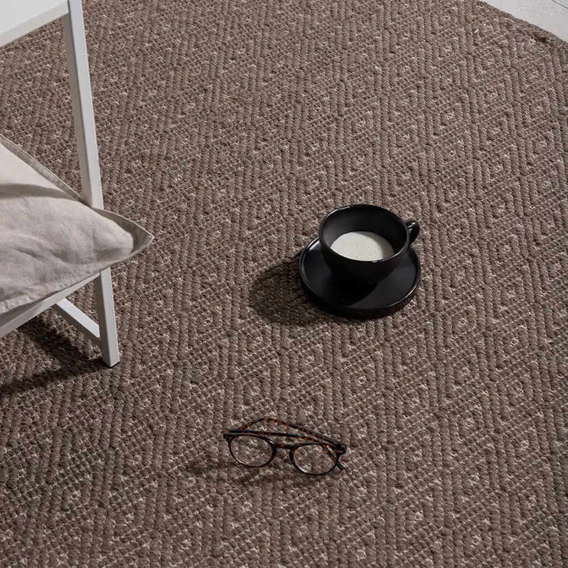 Handvävd Matta Venture Home Julana Rund Ull