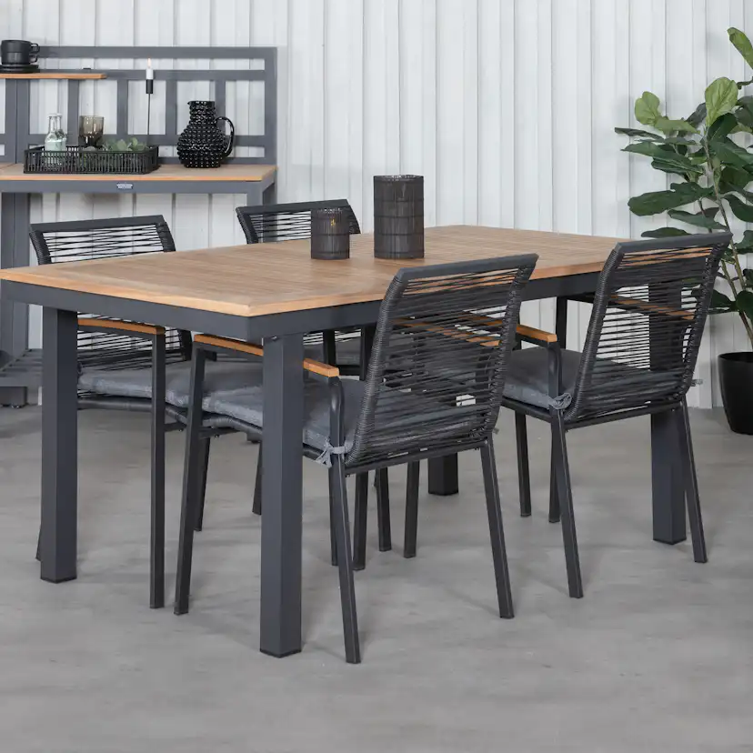 Matgrupp Venture Home Perla 152 med 4 Douglas Matstolar