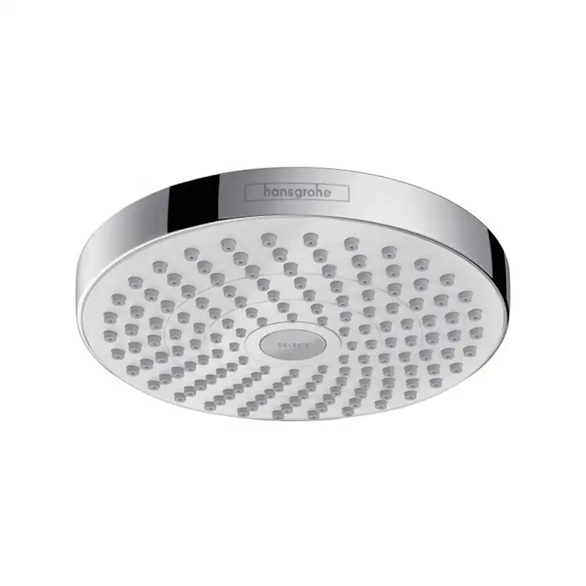 Taksil Hansgrohe Croma Select S 180 2jet Vit/Krom Vit/Krom, Utan EcoSmart