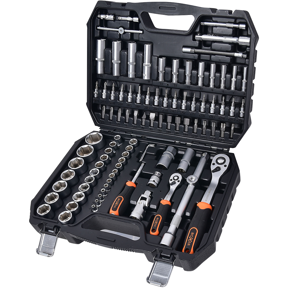 Hylsnyckelsats Boxer 1/4-1/2 tum 94-delar