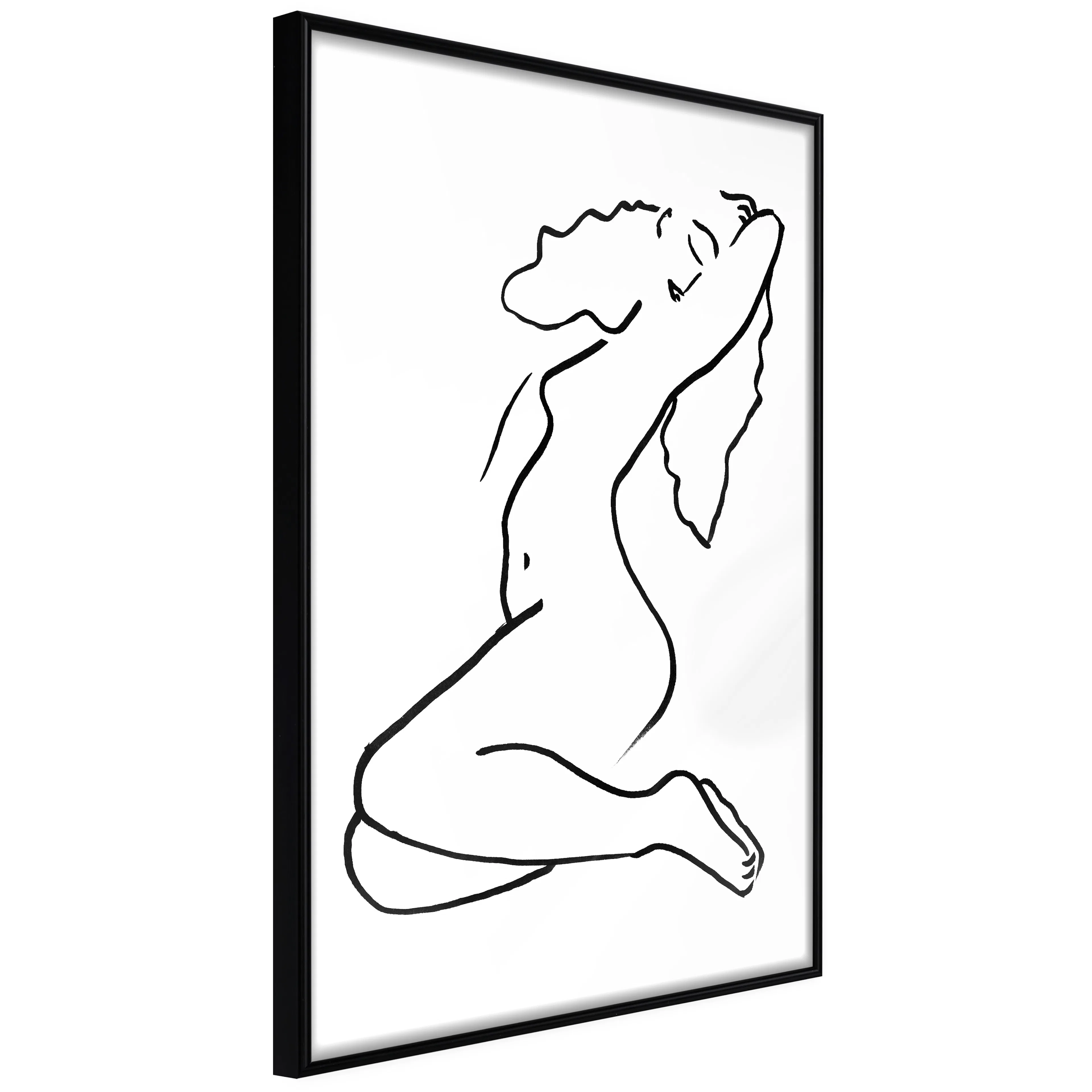 Affisch - Dreamy Lady [Poster] 40x60 Svart ram, 40x60 cm