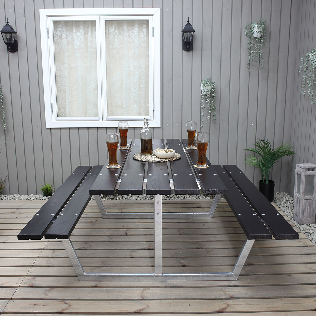 Picknickbord Baltic Garden Rustik Utan Ryggstöd