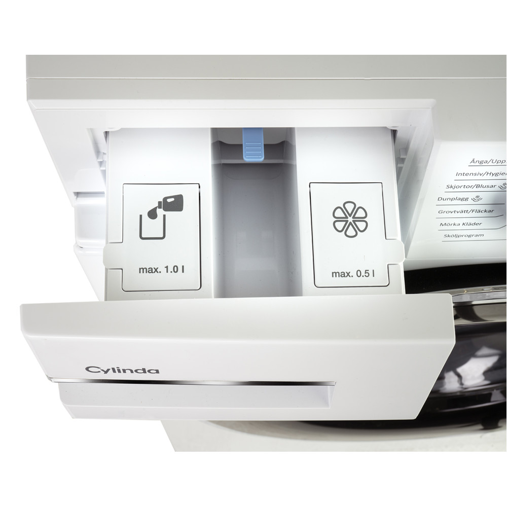Tvättmaskin Cylinda FTA6384C Med Autodosering & Ånga