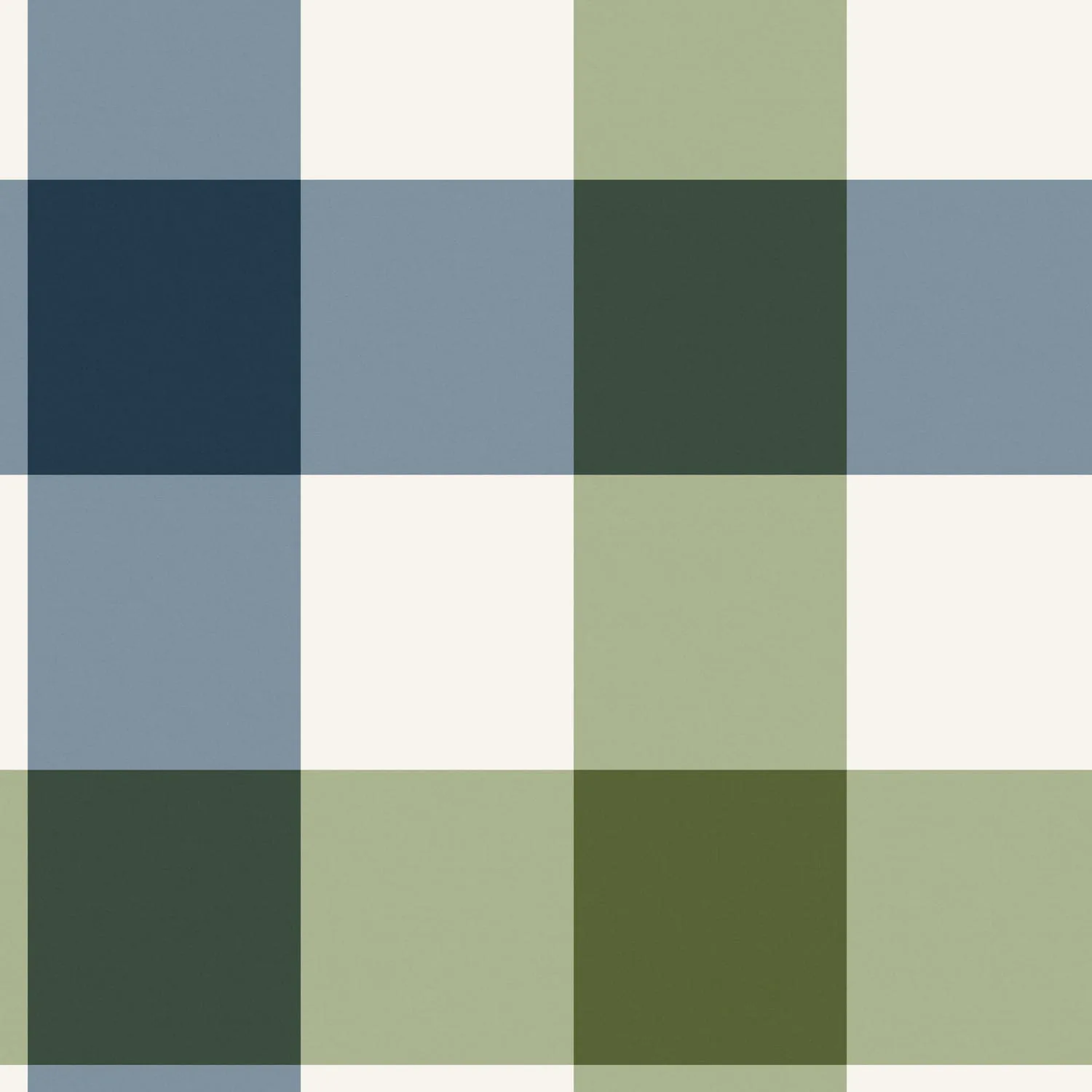 Tapet Joules Jumbo Gingham Garden Greens