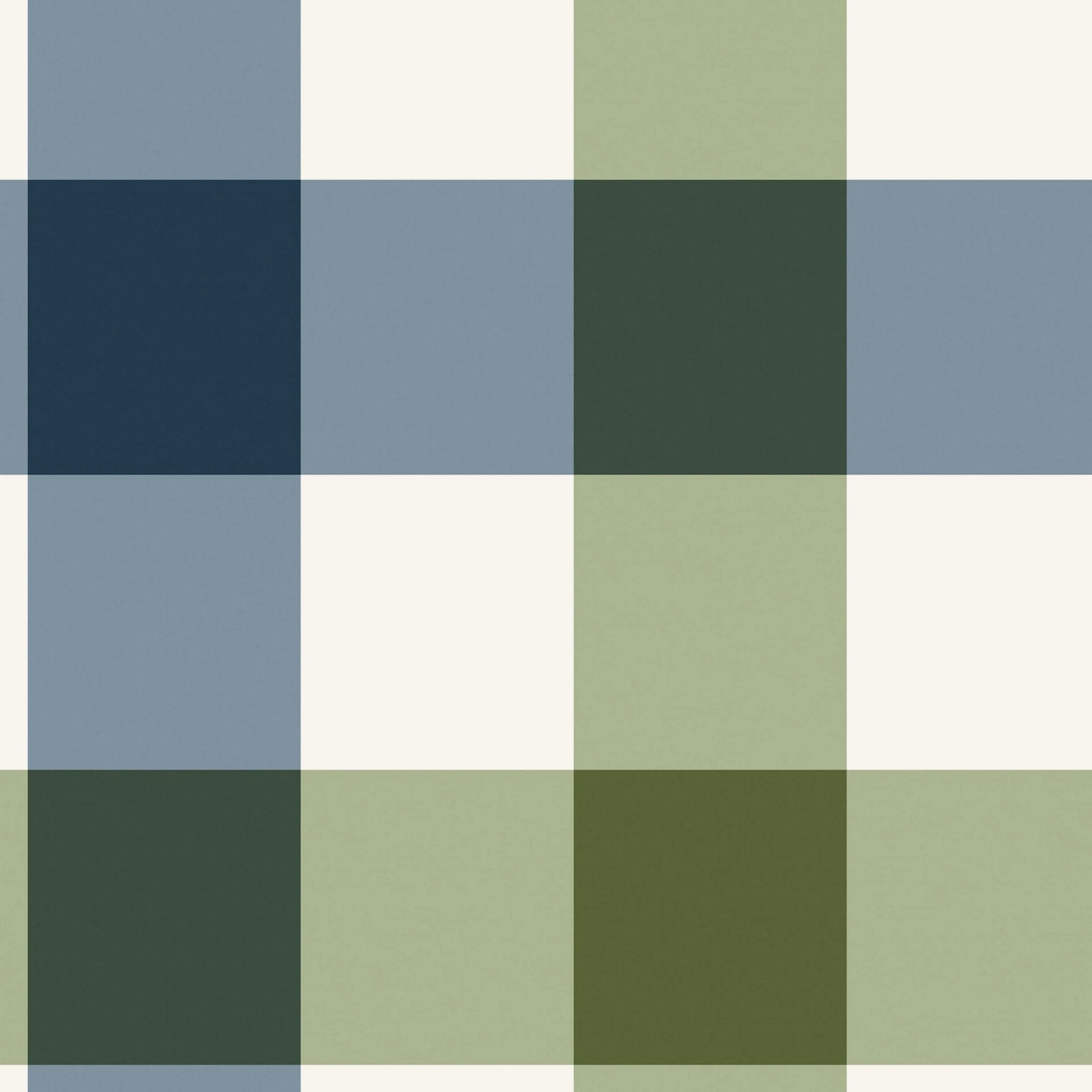 Tapet Joules Jumbo Gingham Garden Greens