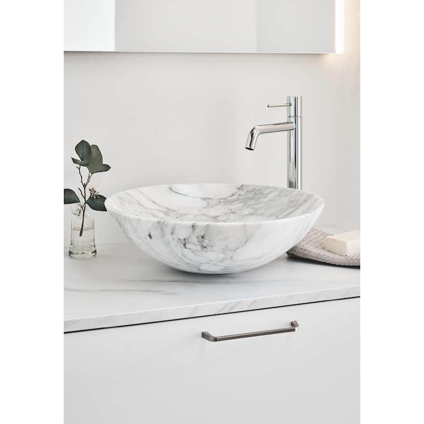 Tvättställ Noro Marble med Tvättställsblandare Vogue