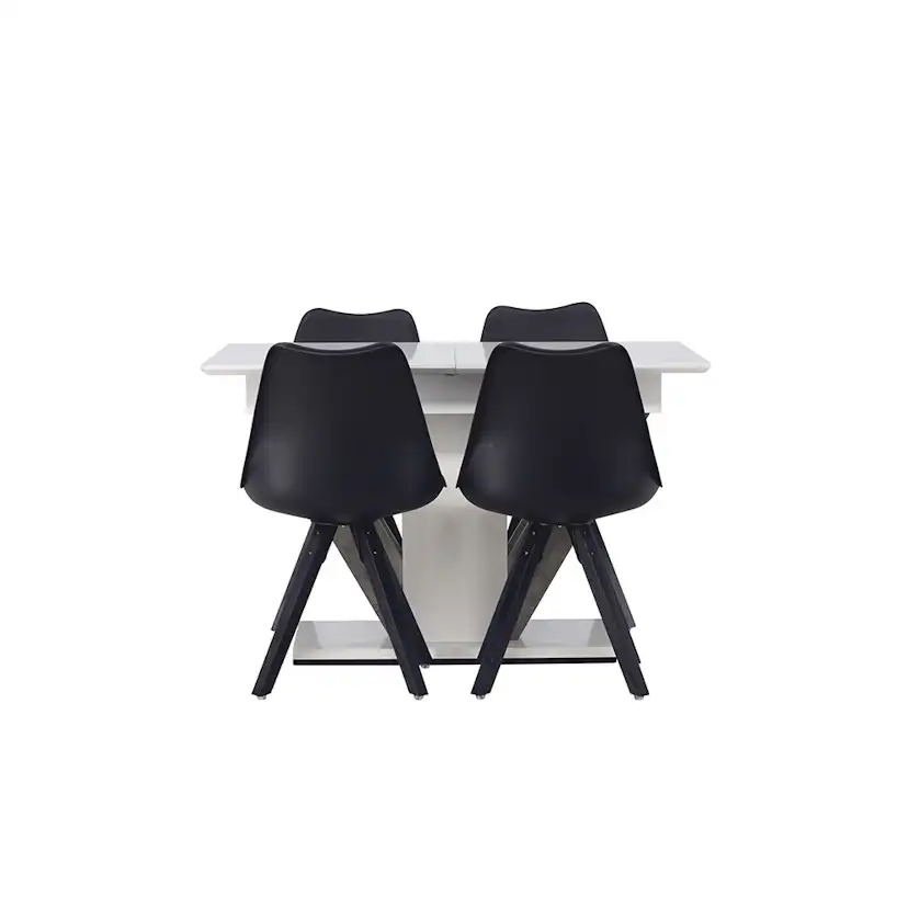 Matgrupp Venture Home Disa med 4 Zeno Stolar
