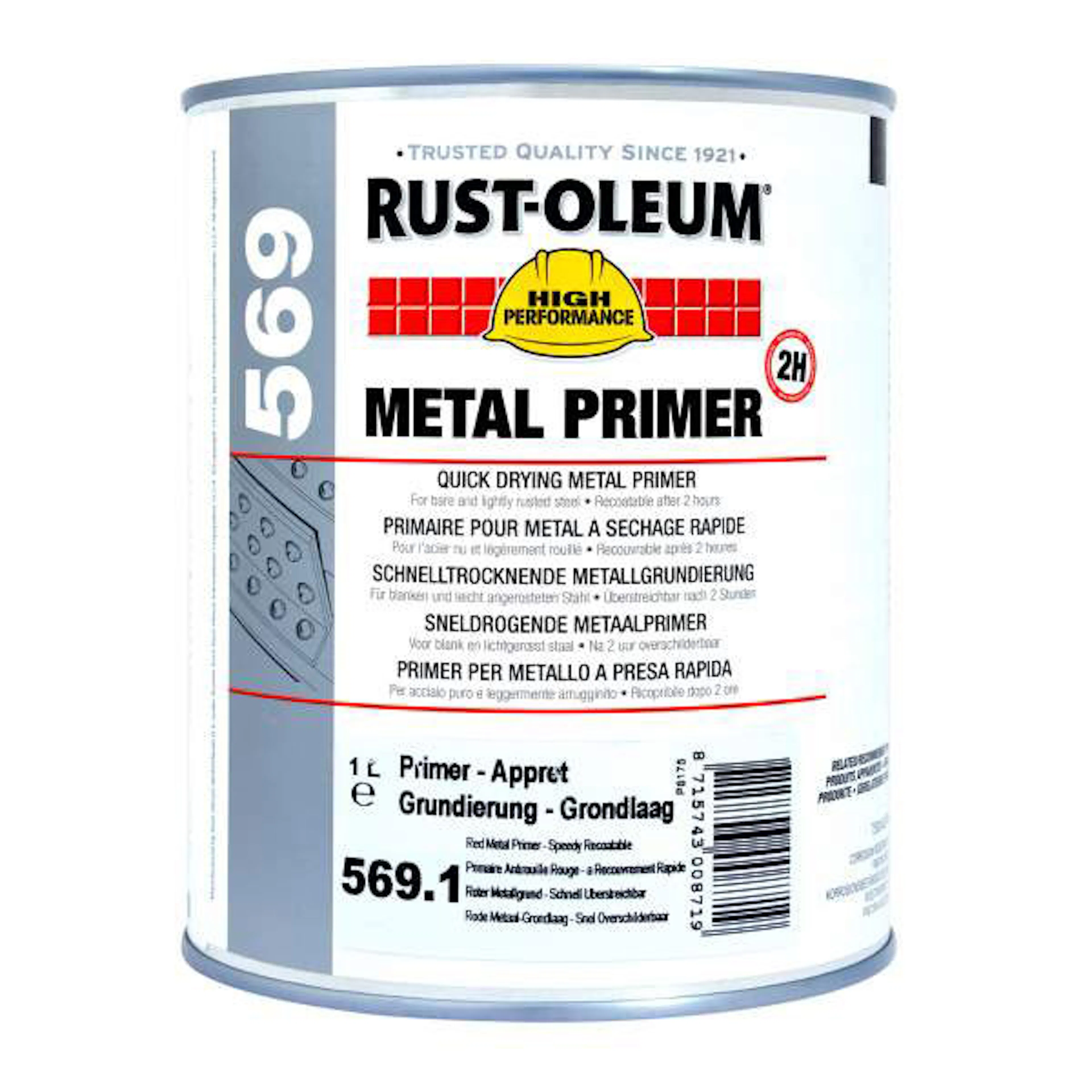 Metallgrund Snabbtorkande Rust-Oleum Röd