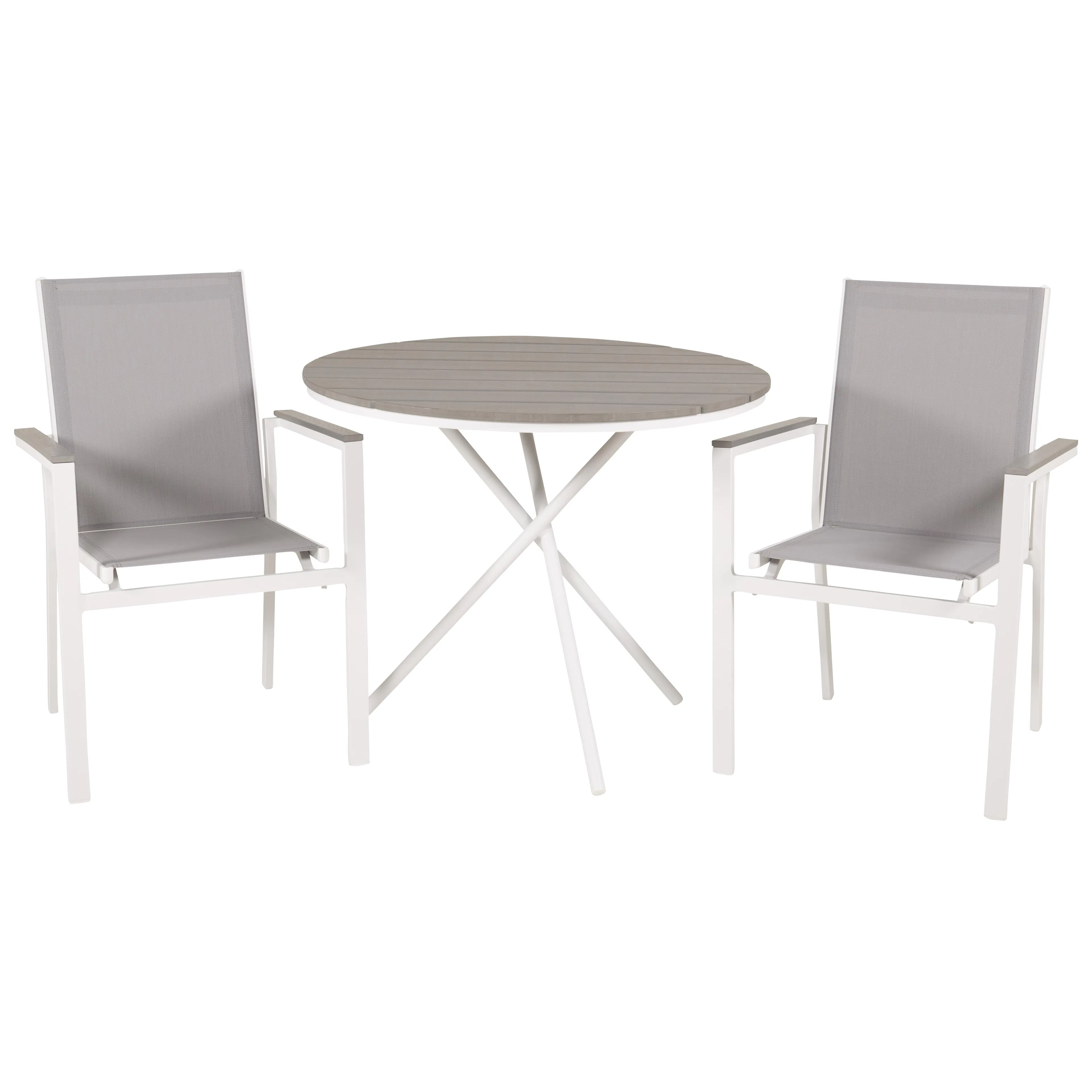 Cafégrupp Venture Home Pincy Ø 90 med 2 Trädgårdsstolar Utomhus