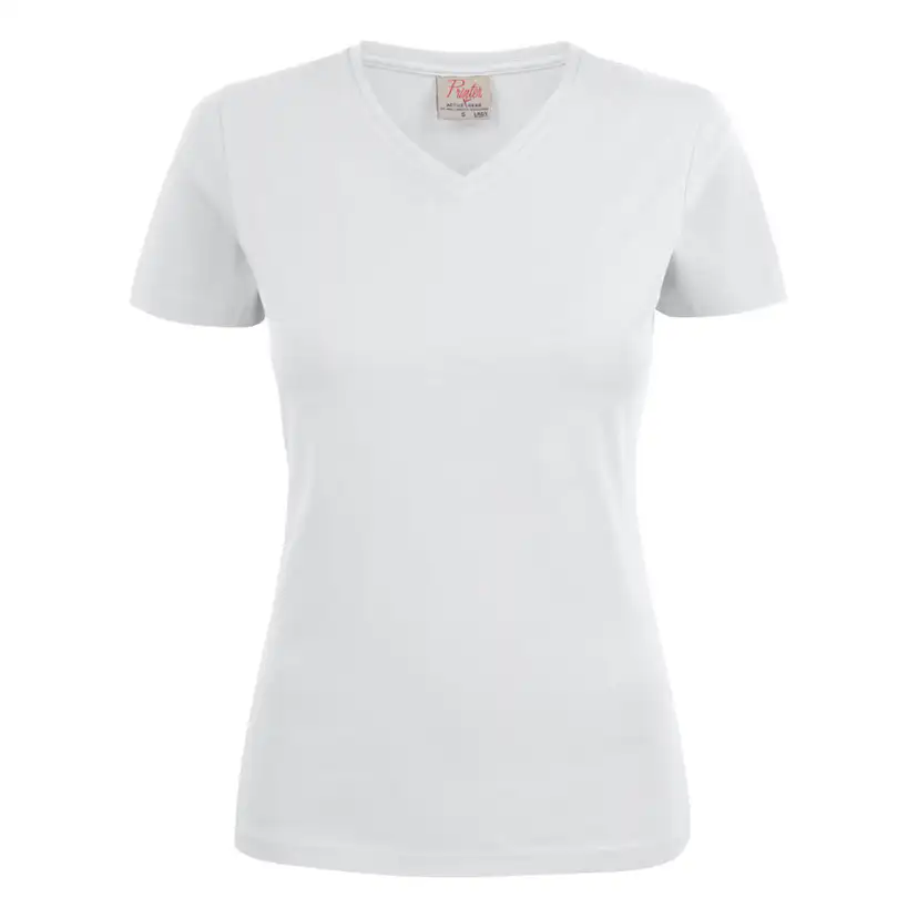 T-shirt Printer Heavy V-neck Lady