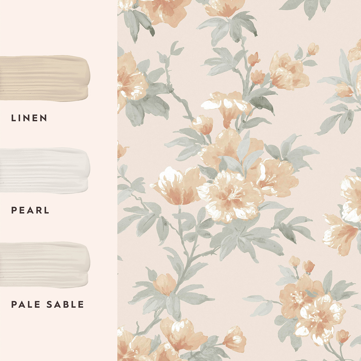 Tapet Laura Ashley Rosamund Orange