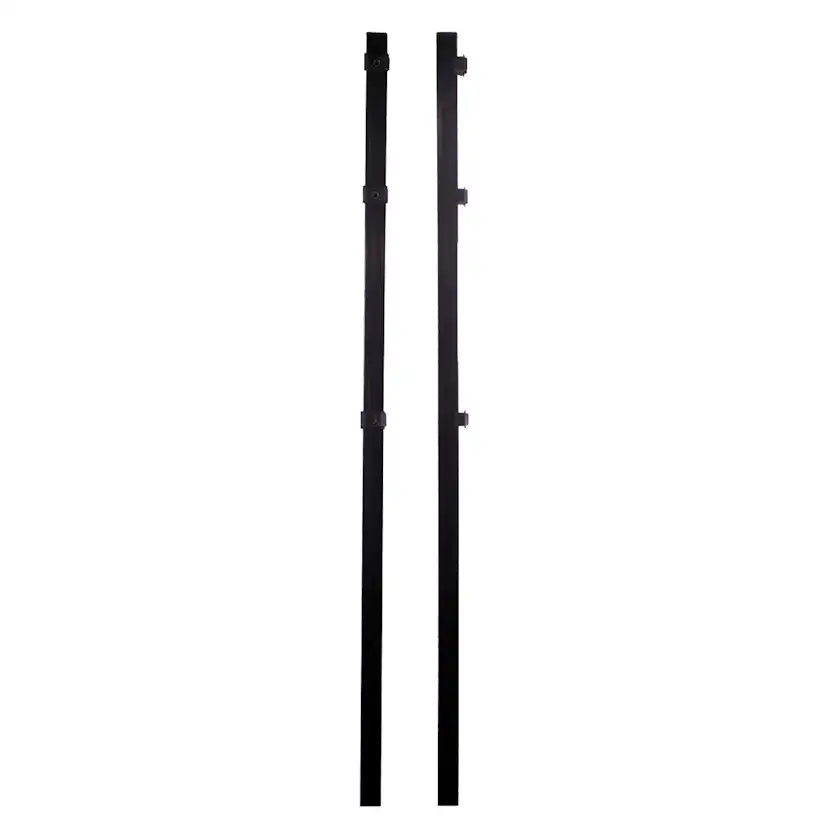 Stolpe NSH till Panelstängsel 40x40 mm Svart