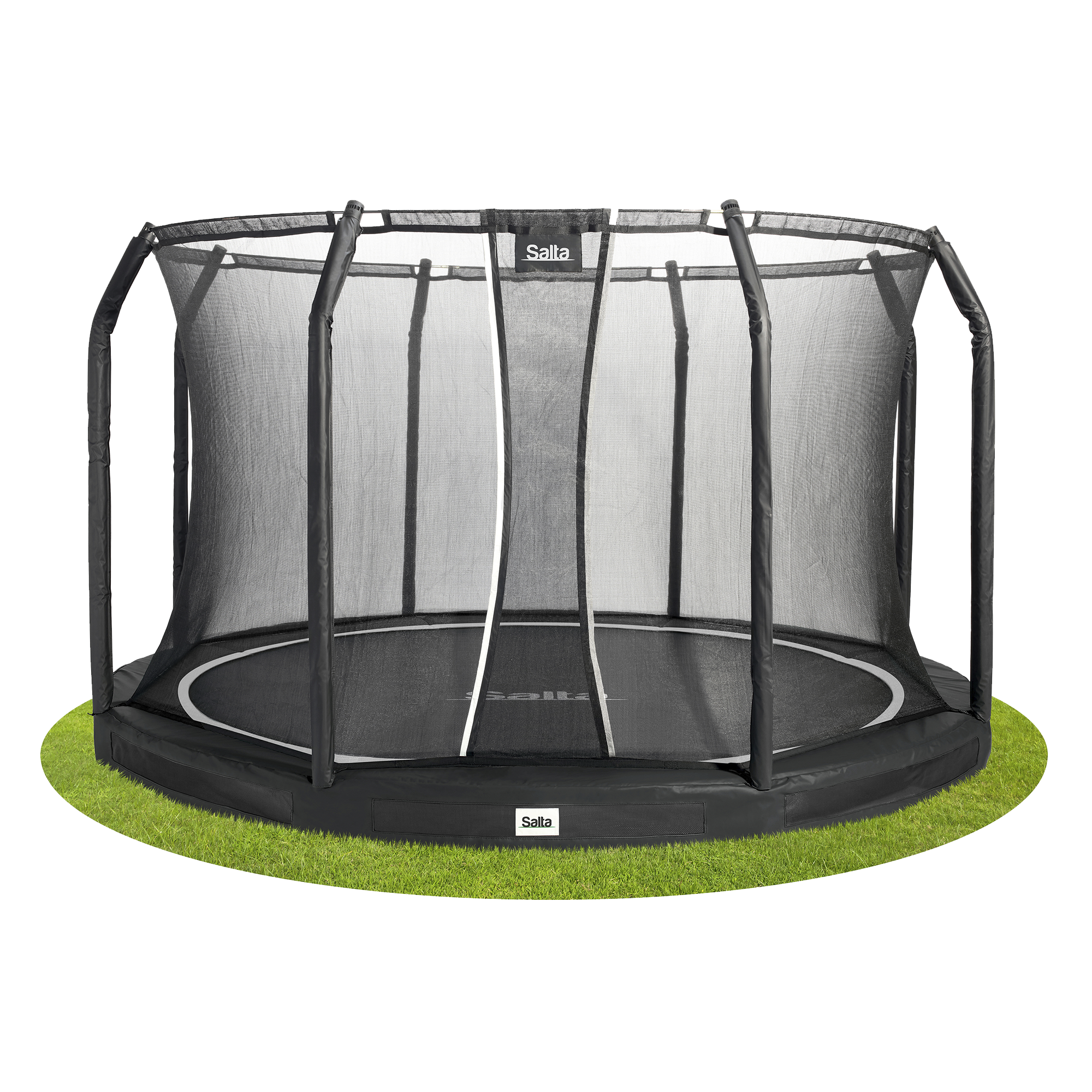Studsmatta Salta Premium Ground inkl. säkerhetsnät Ø305 cm