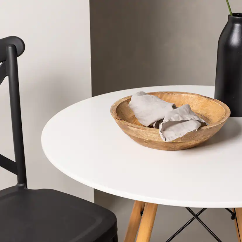 Matgrupp Venture Home Danburi Ø 60 cm med 2 Crosett Stolar