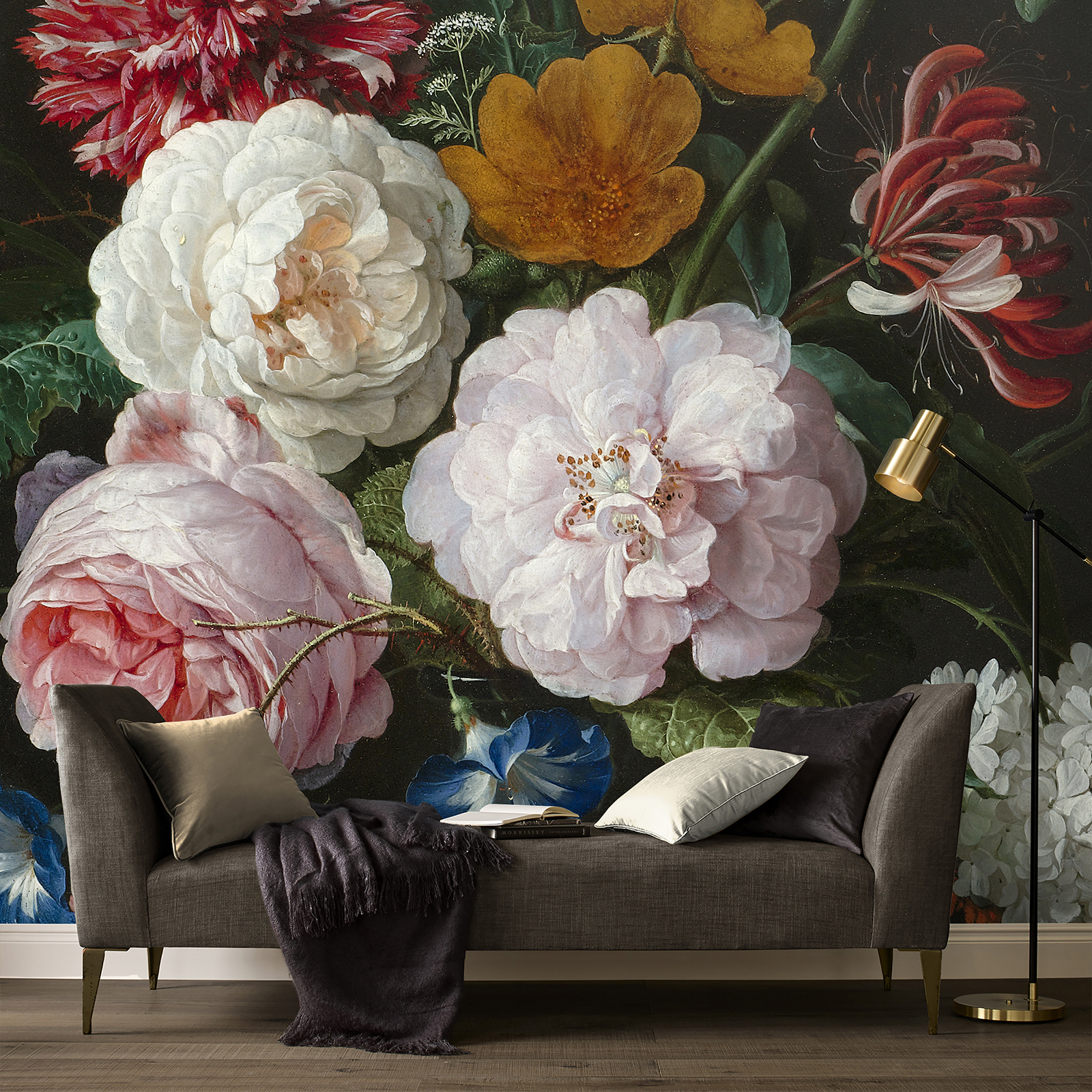 Fototapet Art For The Home Nicky Blommor 280x300 cm