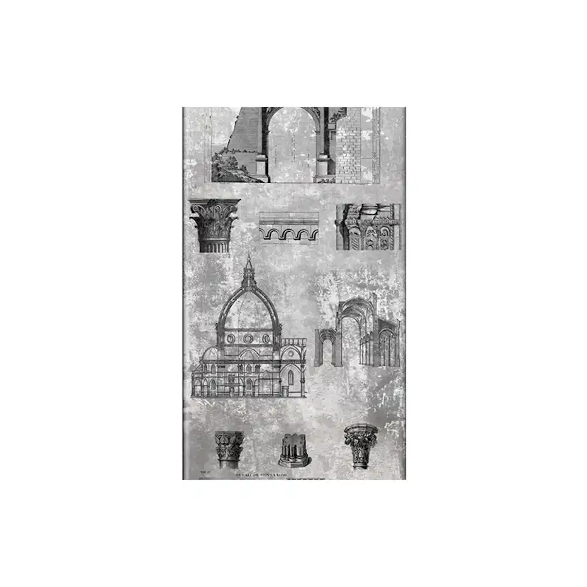 Fototapet Arkiio Architectural gems 50x1000 cm