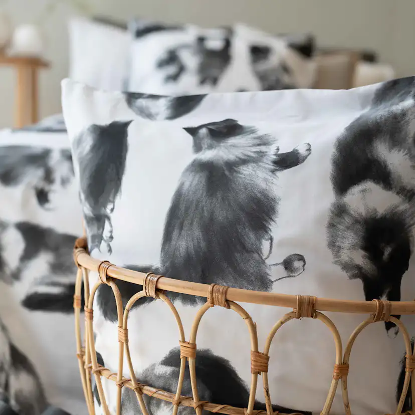 Påslakanset Borganäs of Sweden Julis Grå Enkelsäng