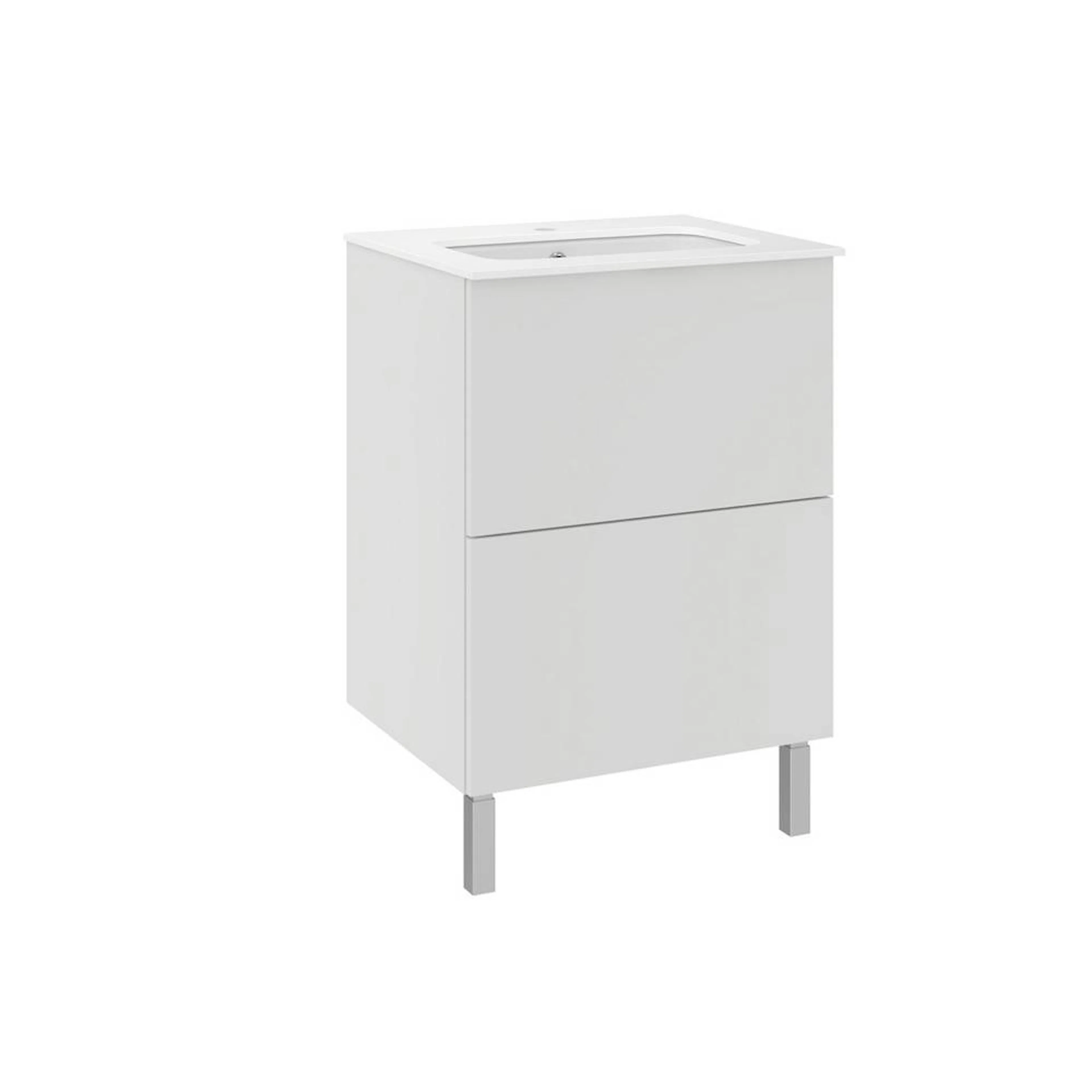 Tvättställsskåp Temal ILONA Set 2 för Tvättmaskin
