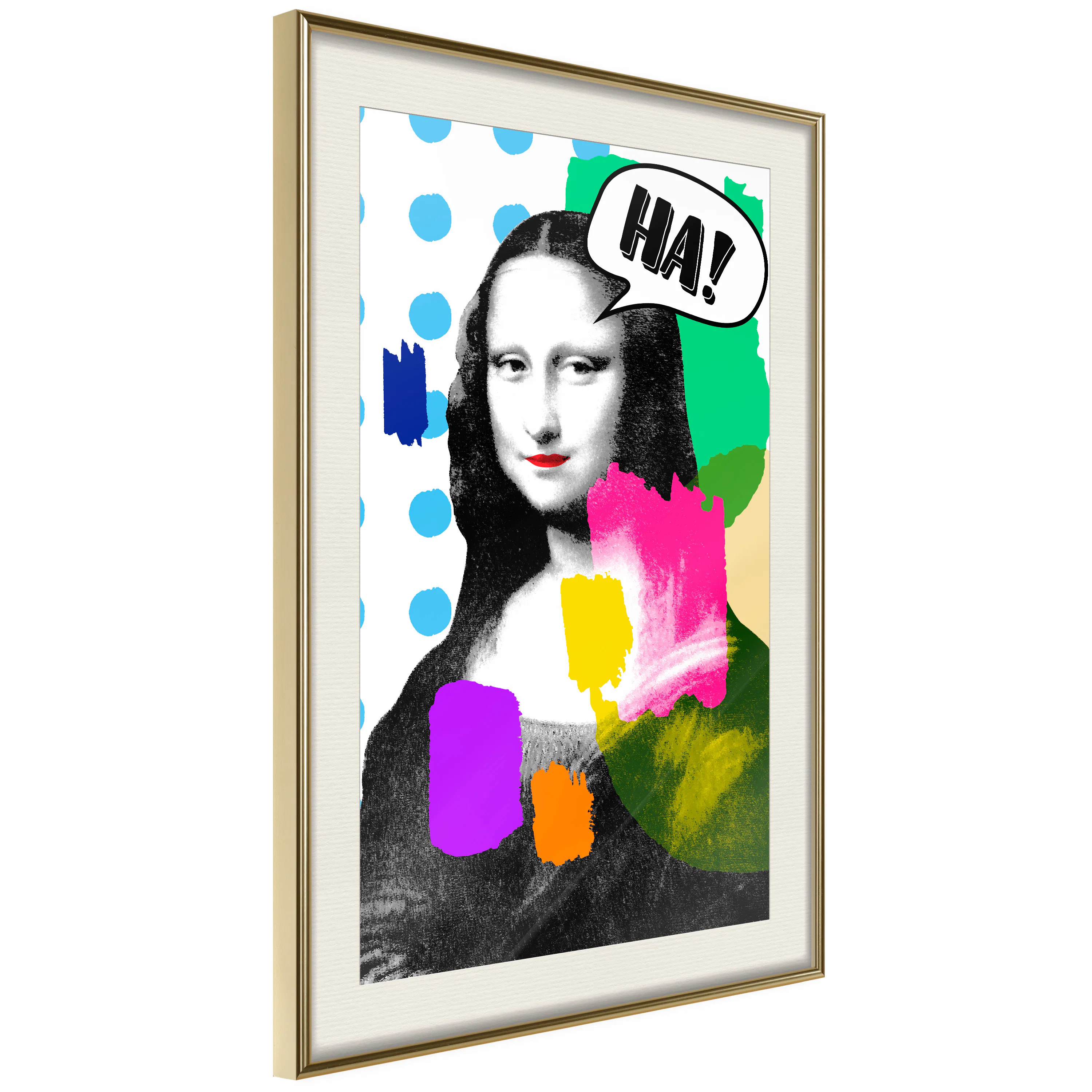 Poster Artgeist Affisch Mona Lisa Pop-art